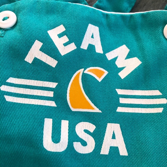 Vintage Team USA Unisex Overalls Size 12 Months - Picture 4 of 8